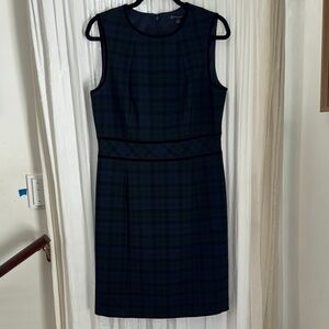 Plaid Sleeveless Dress